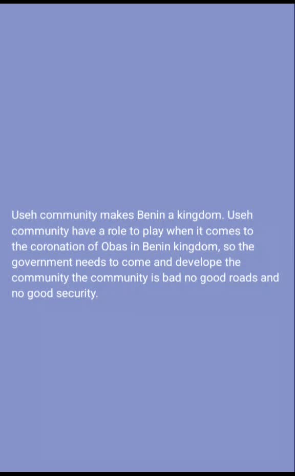 @Prince Olomuza Eweka of Useh