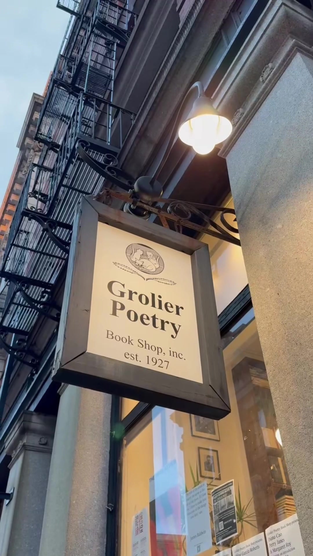 @Grolier Poetry Book Shop