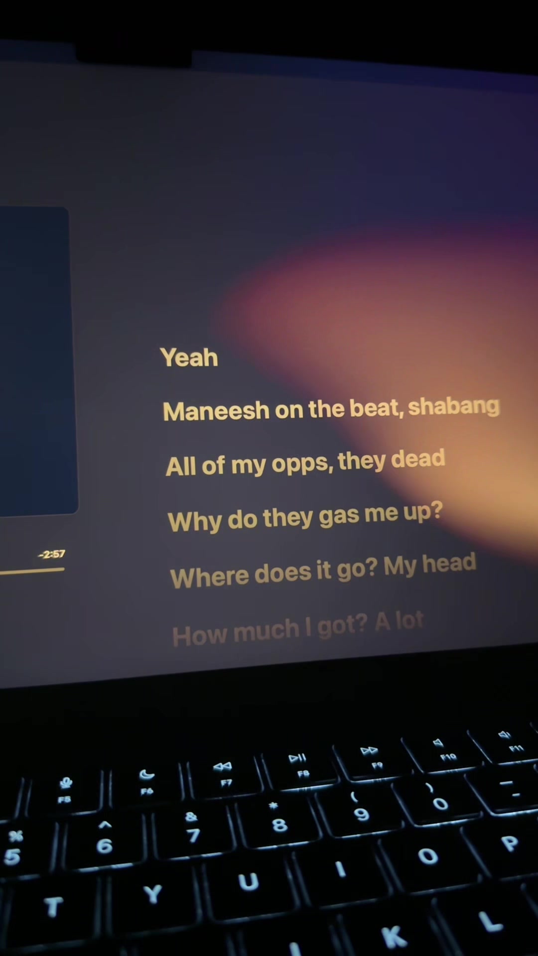 @Song lyrics