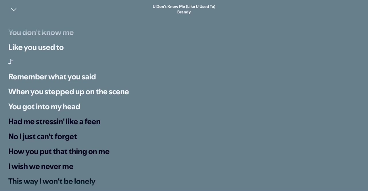 @Spotify Song Lyrics