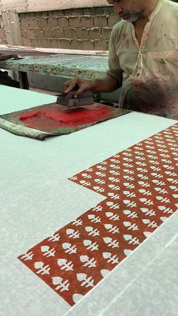 @Wooden Stamp Printing