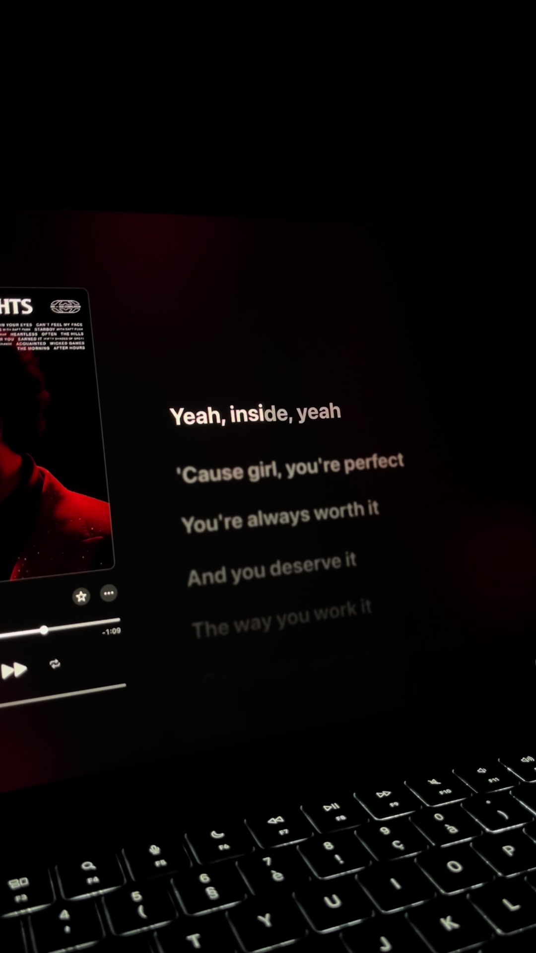 @just listen.
