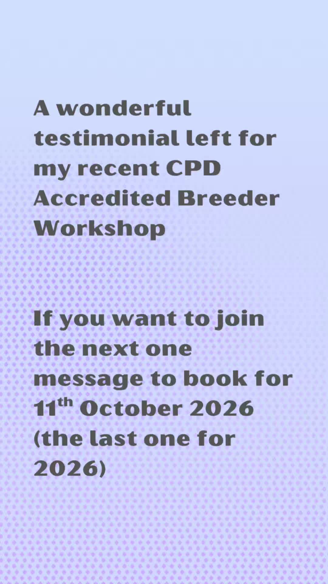 @Tracey | Breeder Mentor
