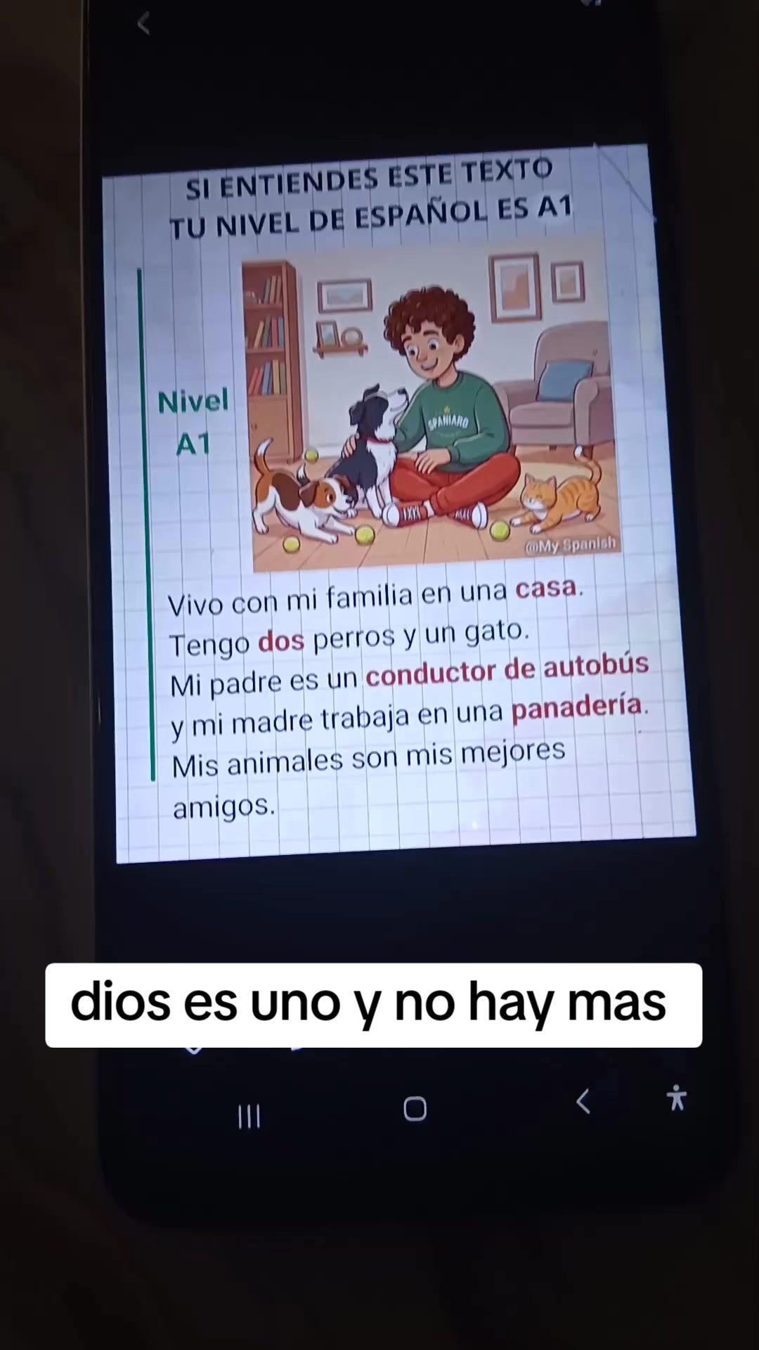 @dios es uno y no hay más