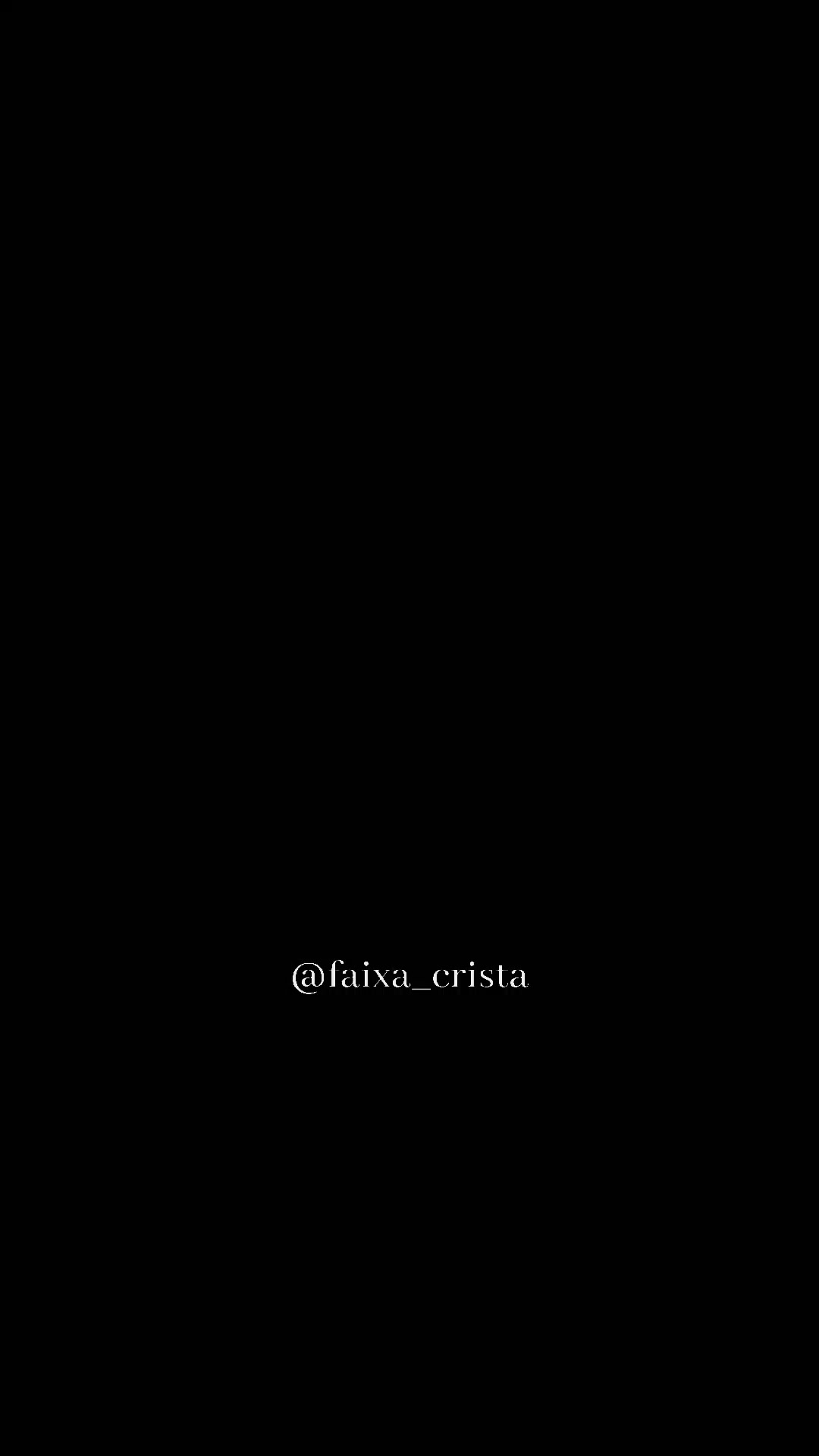 @Faixa Crist&atilde;