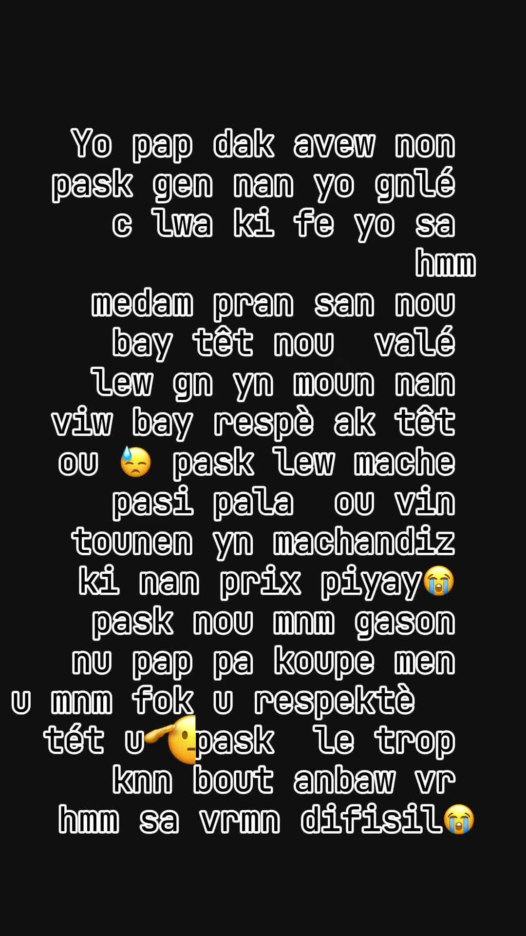 @Nèg lerd🤦🏾♂️Port👋De-Paix💯