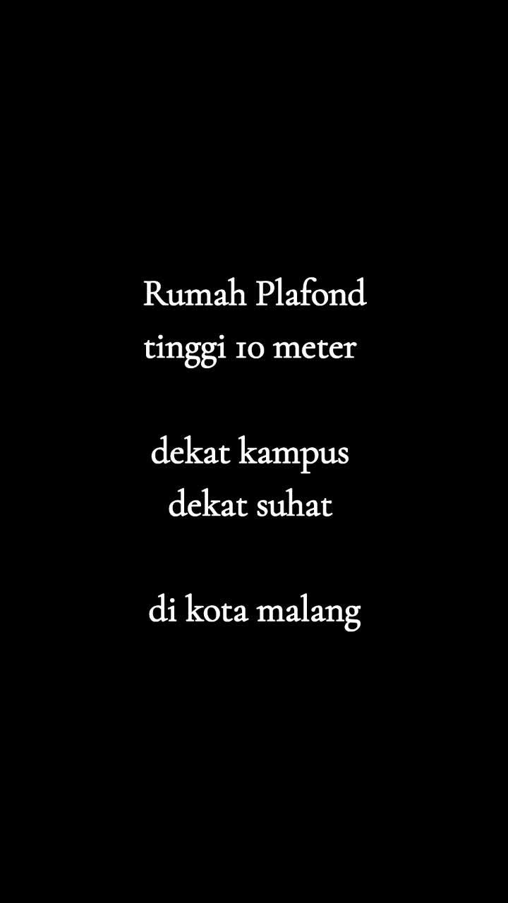 @Rumah dan kost Malang Raya