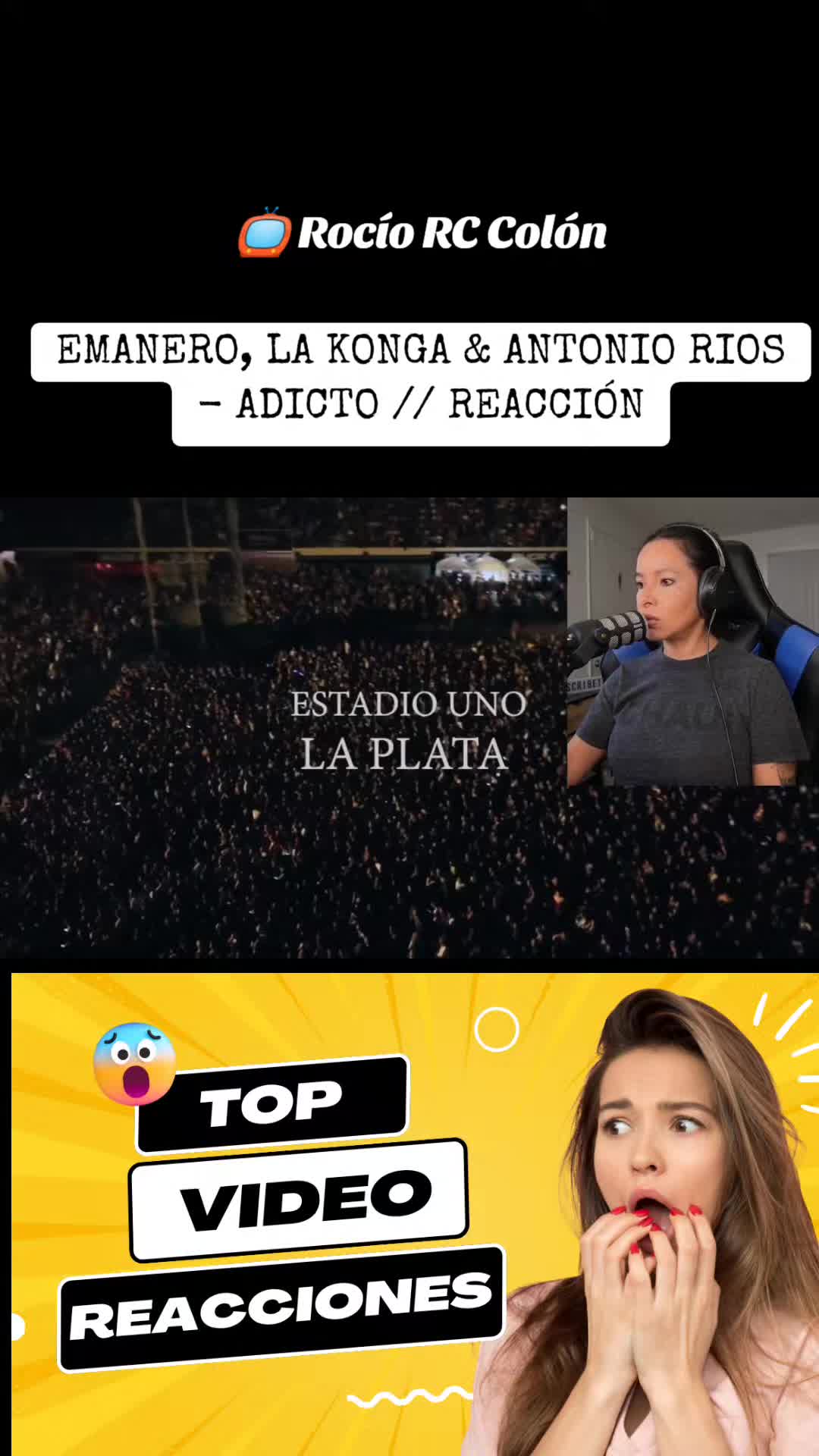 @v&iacute;deo Reacciones
