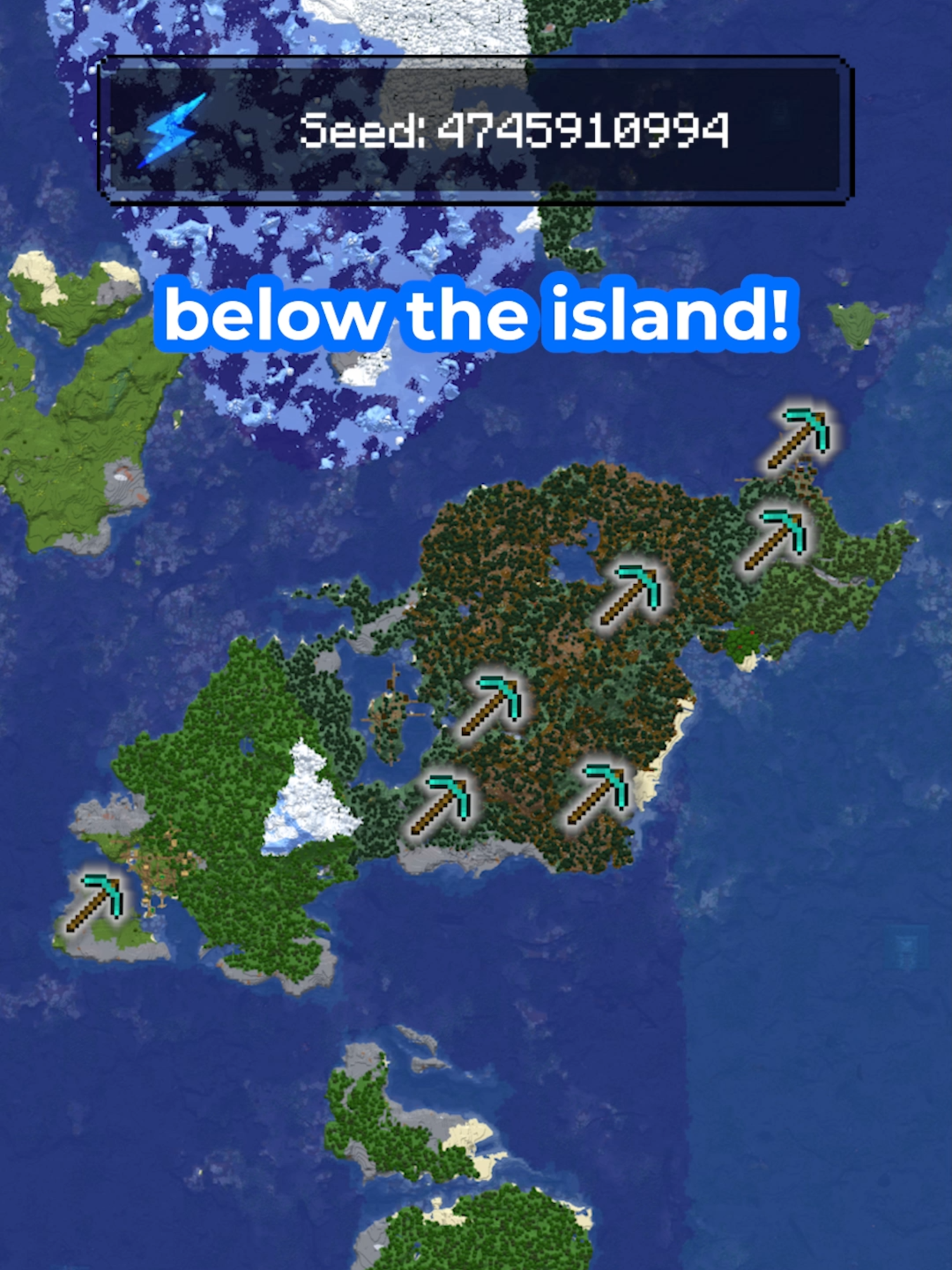 The BEST Minecraft seed for your next | Shockbyte (@shockbyte)