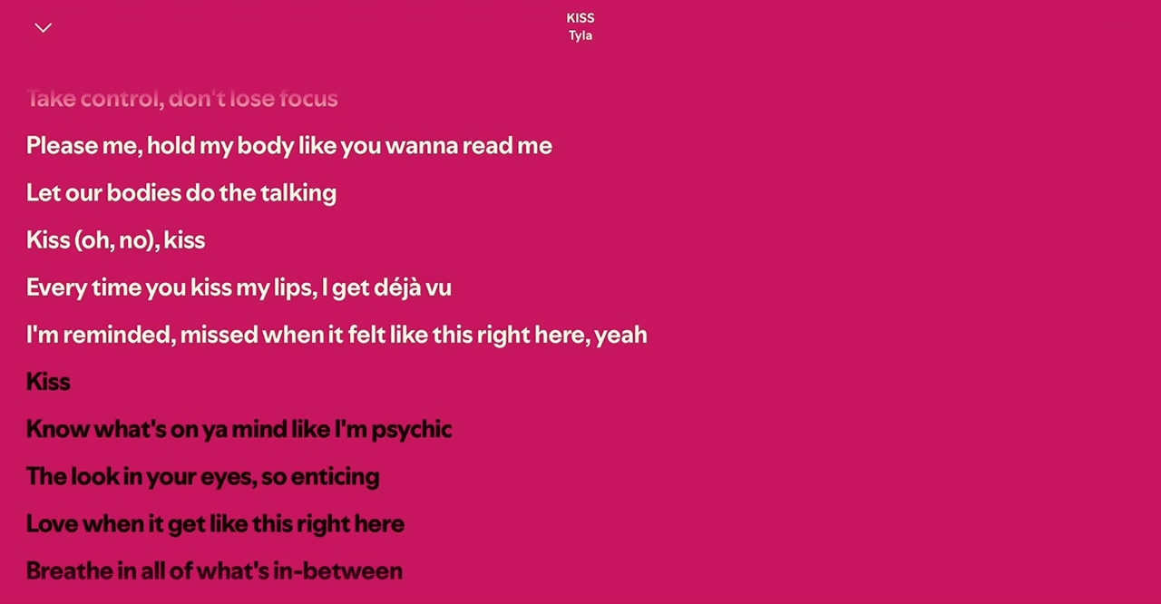 @Spotify Song Lyrics
