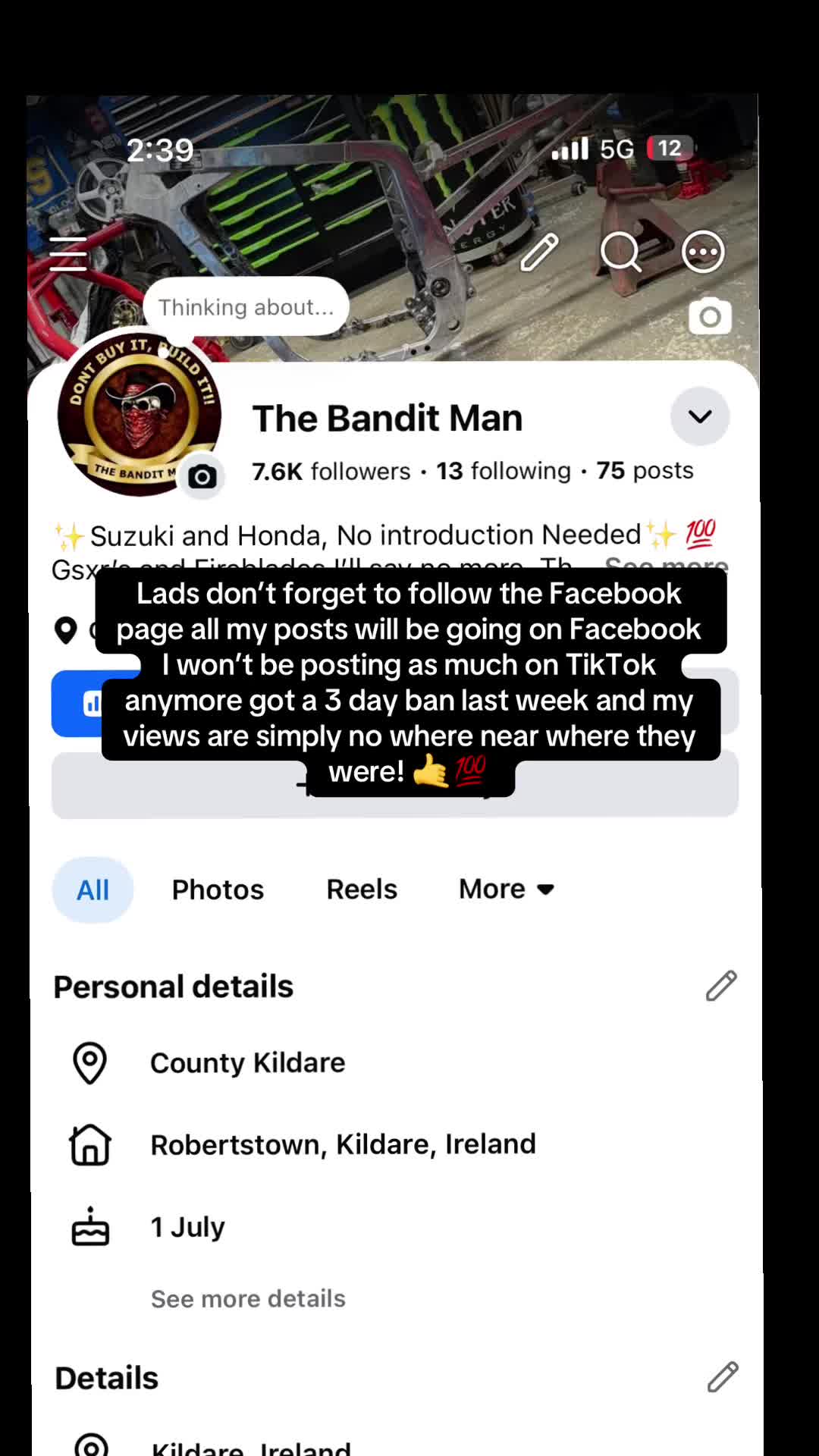 @The Bandit man (AKA)Antodunne