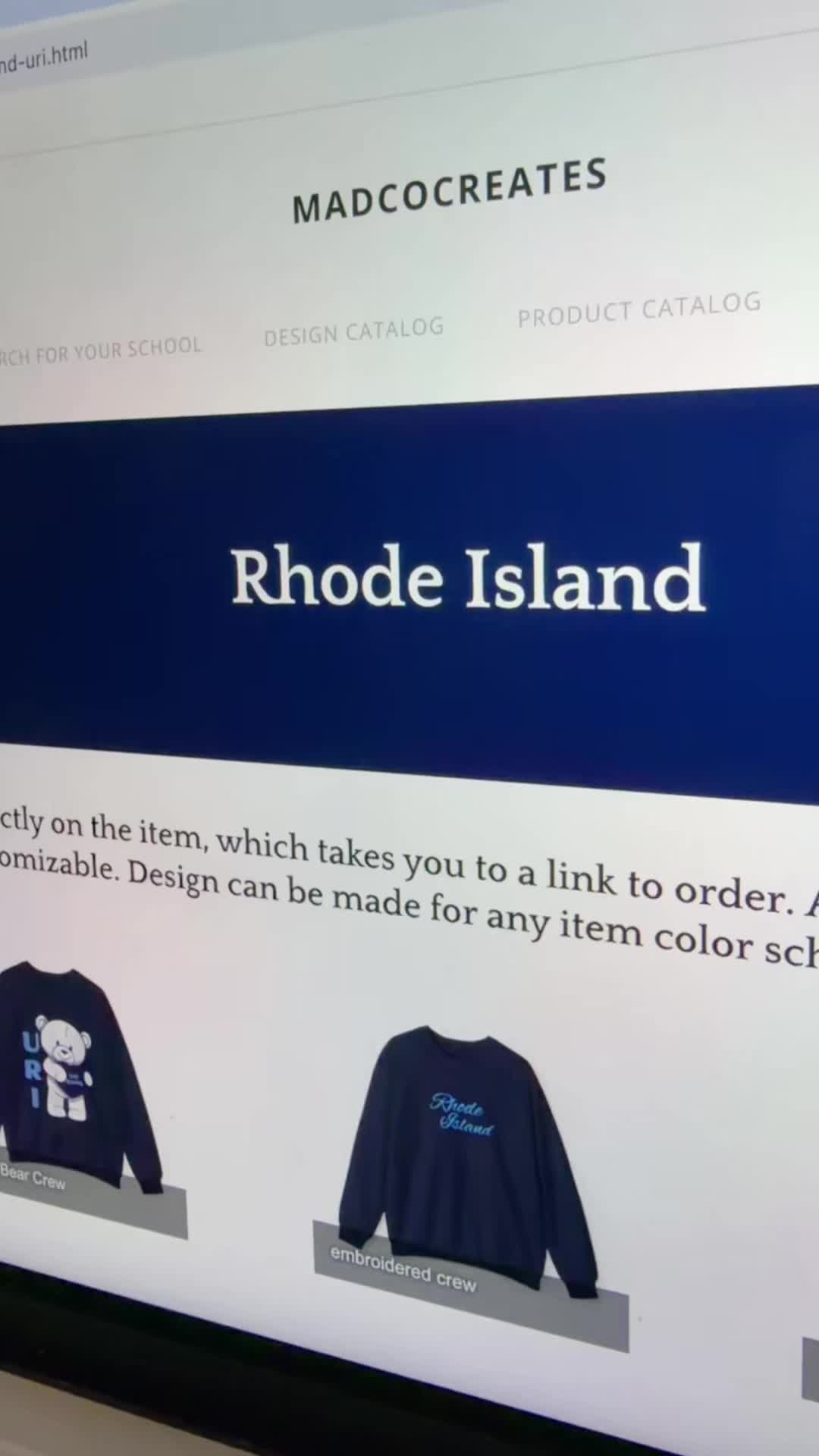 @Custom College Merch