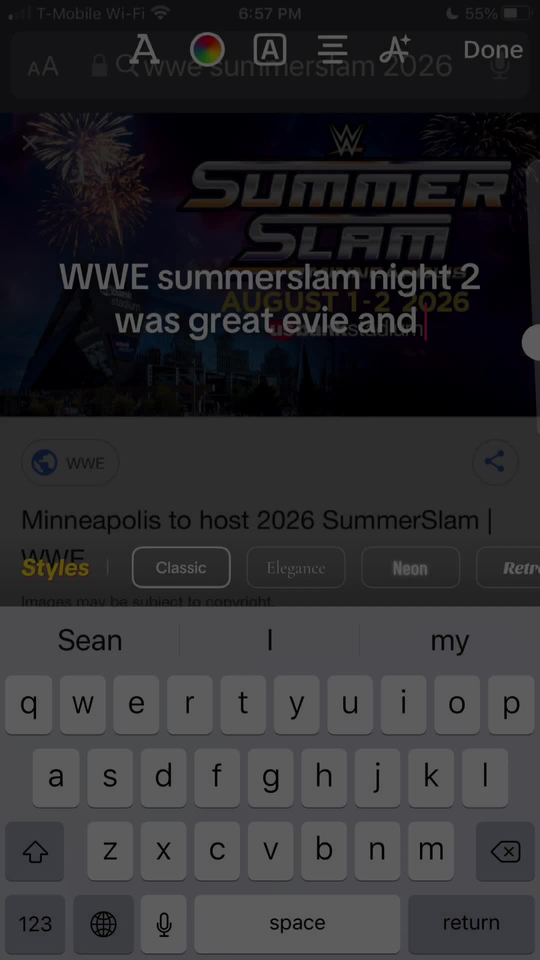 @Gabe Perez wrestling fan soap