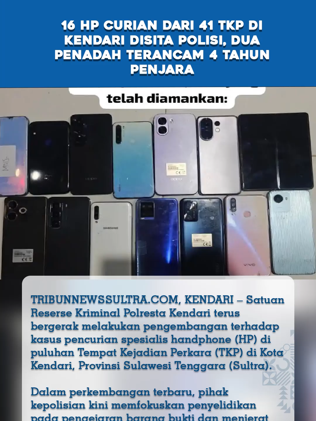 @Tribunnews Sultra Official
