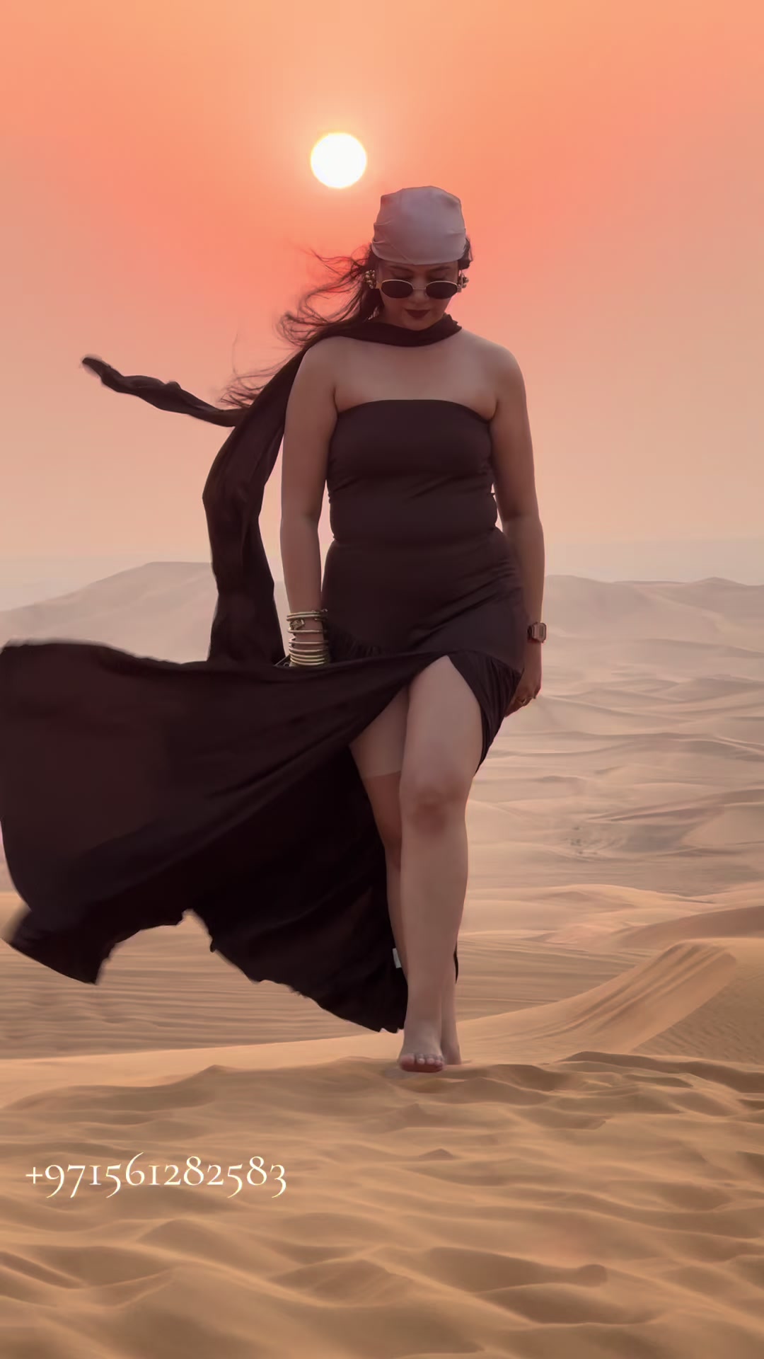 @Golden sand desert safari