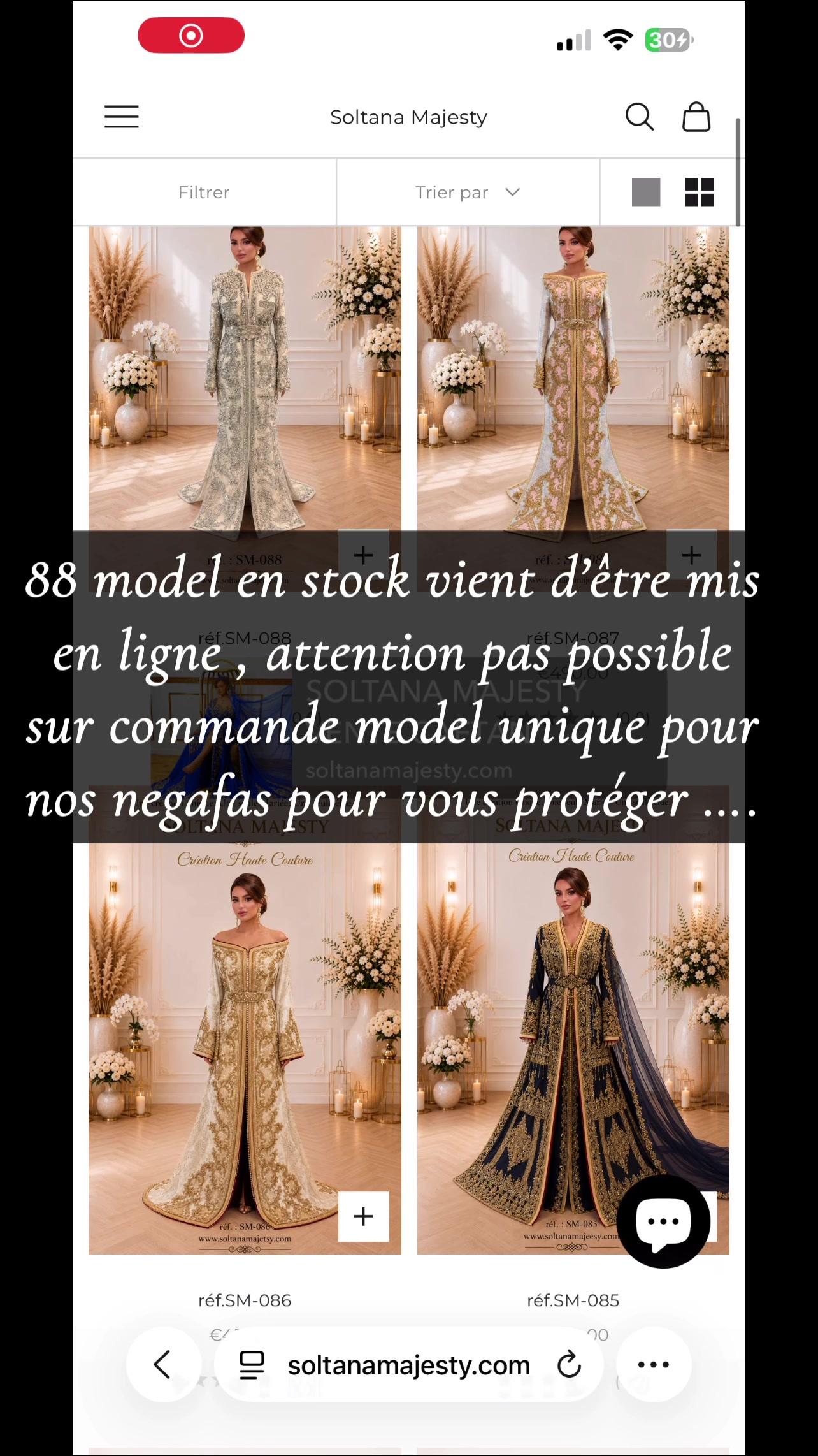 @Vente caftan kaftan negafa