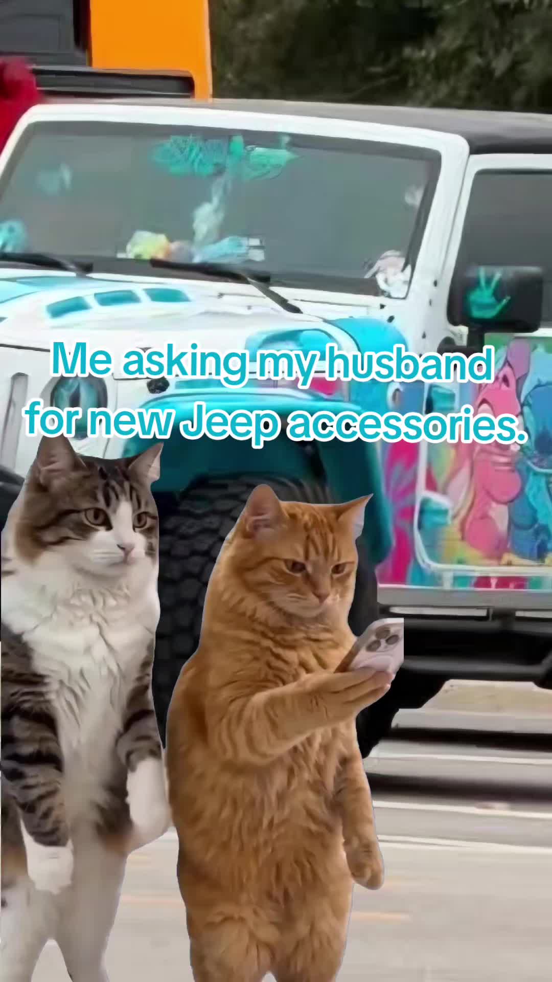 @Stitch and Angel Jeep