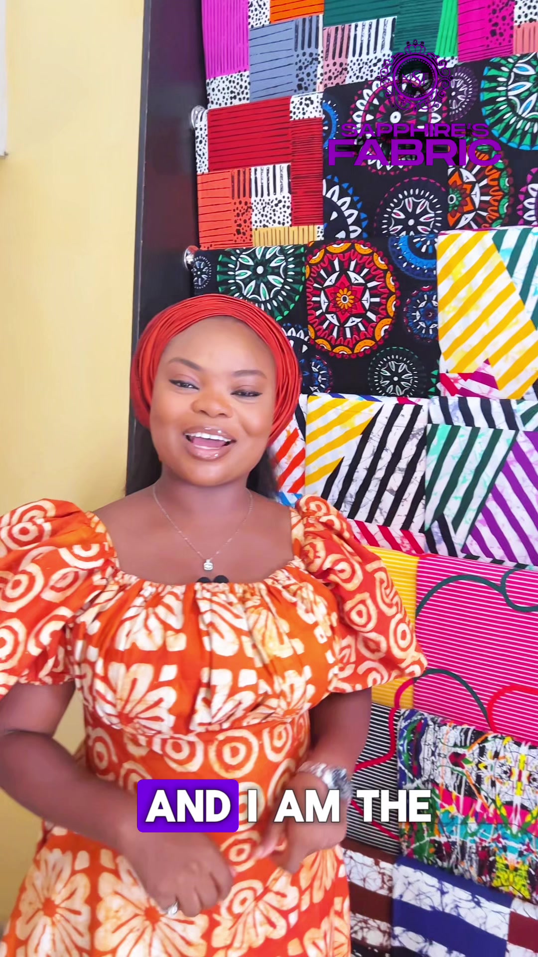 @Adire,Ankara vendor in Kaduna