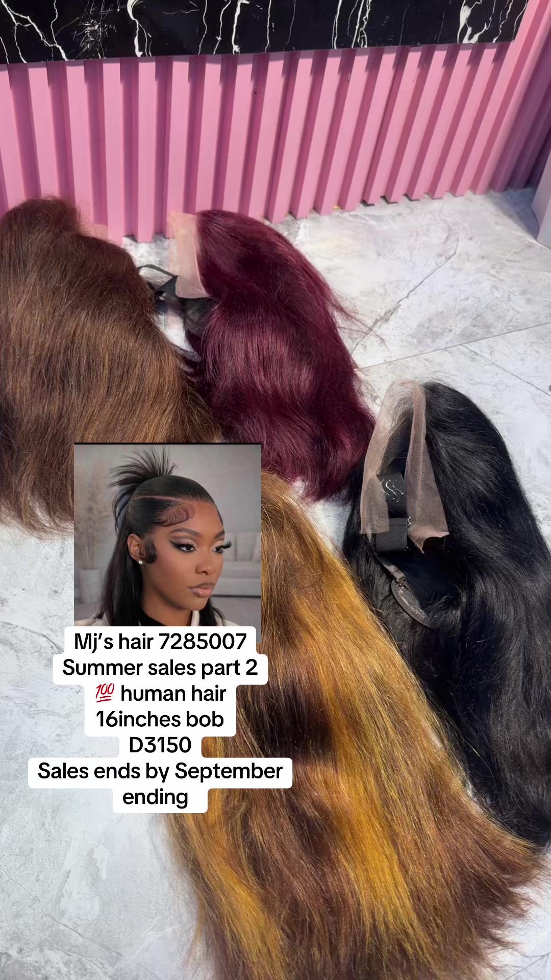 @Mj&rsquo;s hair