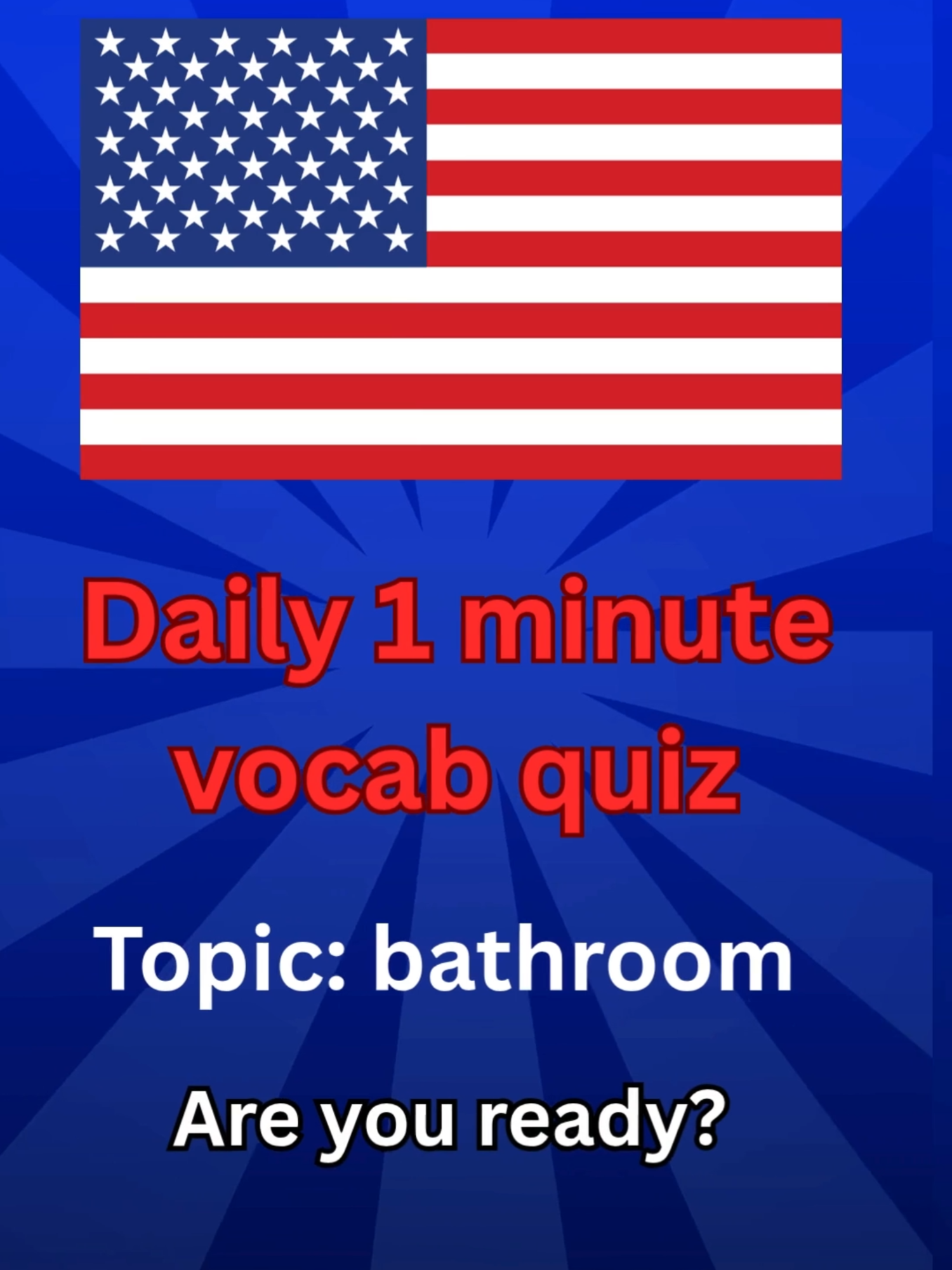 @Daily vocab quiz