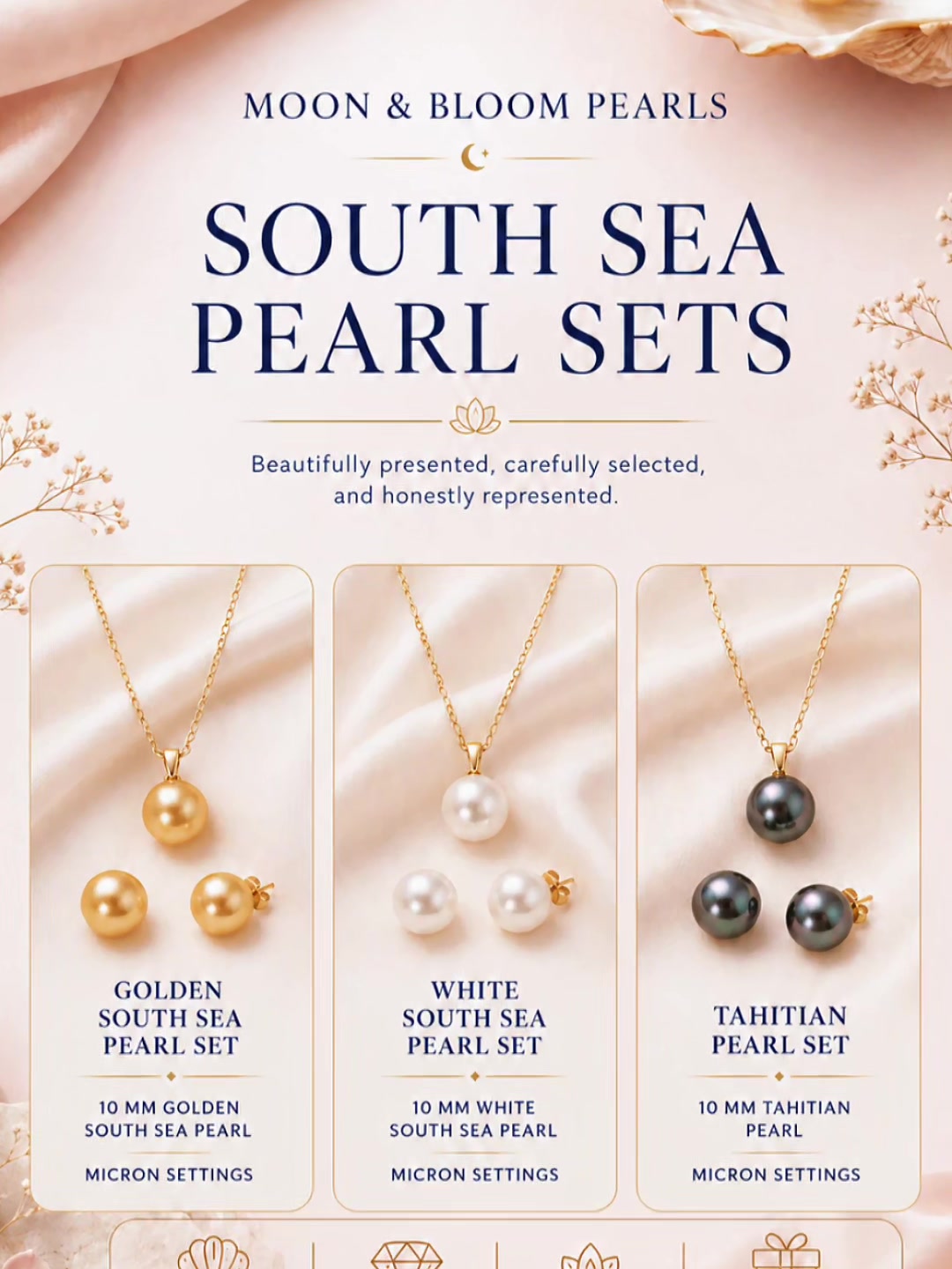 @Moon and Bloom Pearls