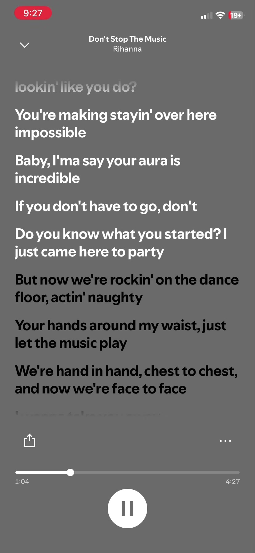 @Song of the dayyyy