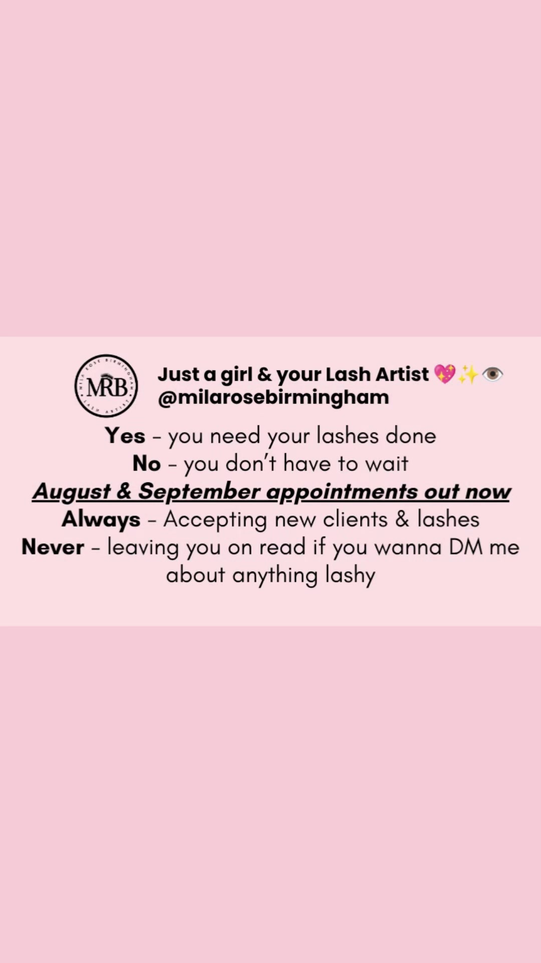 @Birmingham Lash Artist ๐น ๐