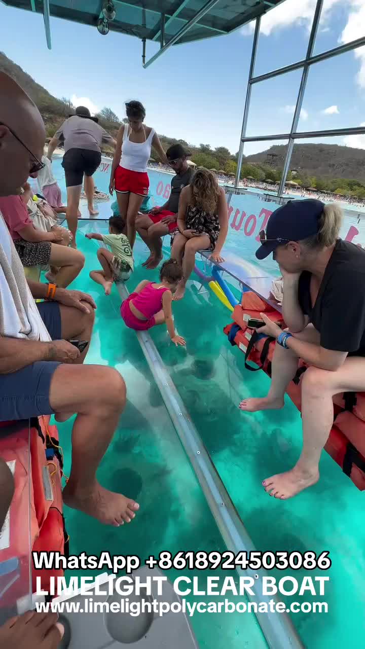 @clear boat transparent