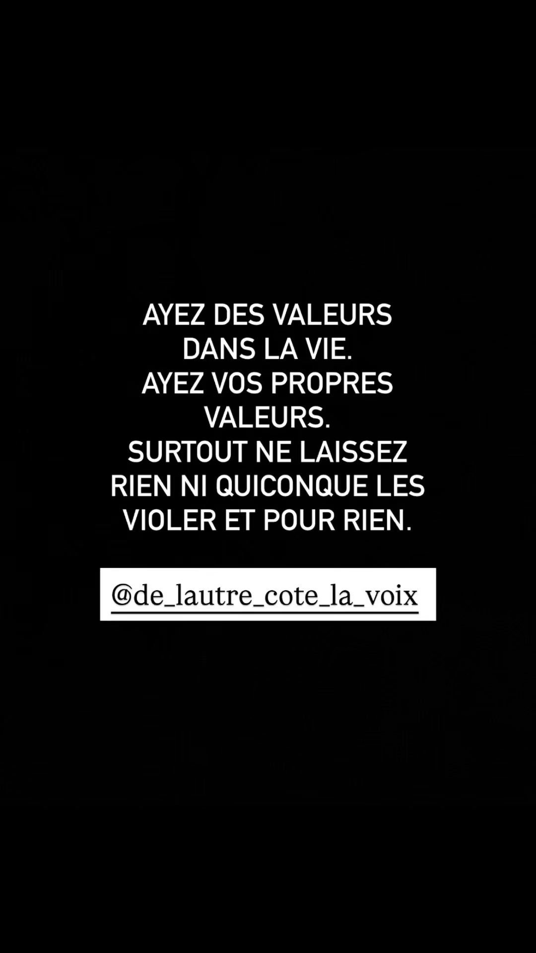 @De L'autre C&ocirc;t&eacute; La Voix&copy;️