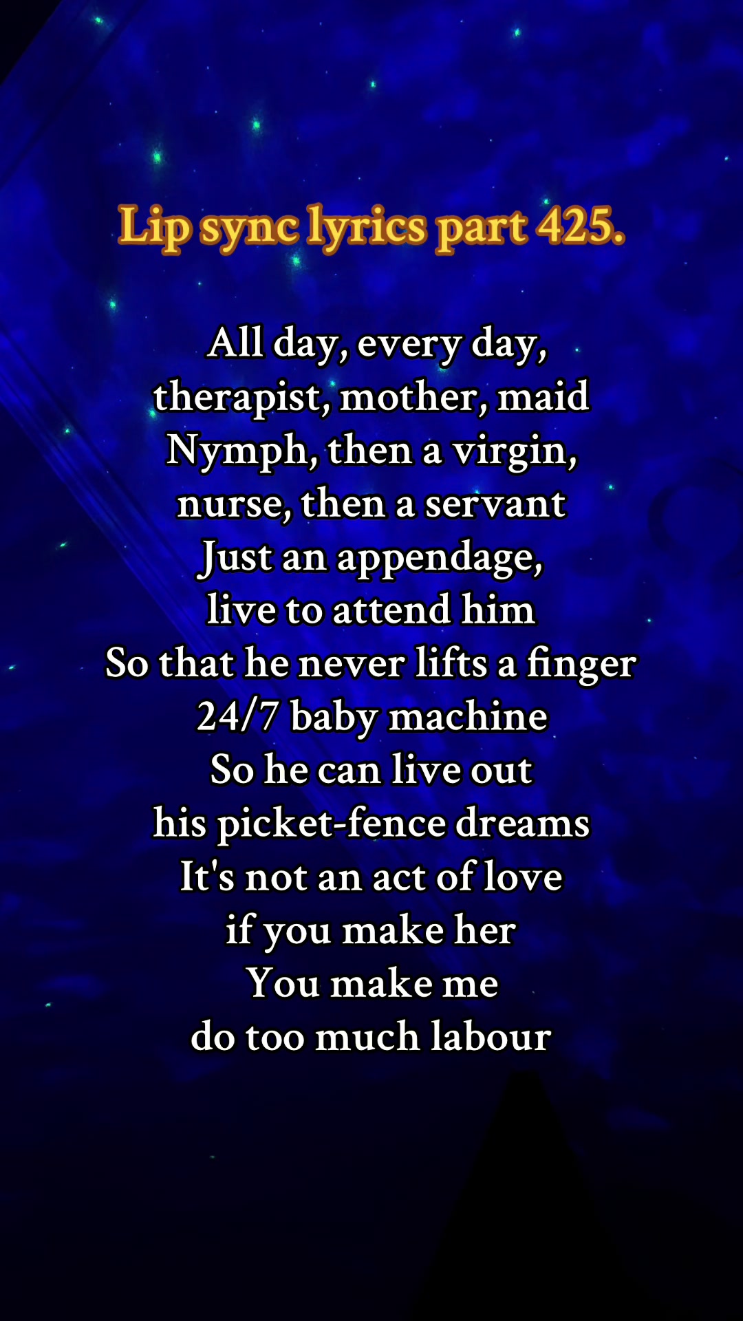 @Lipsync Lyrics & Acting