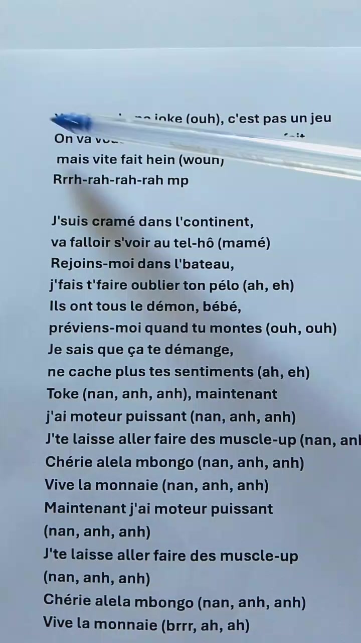 @lyrics Mélodie