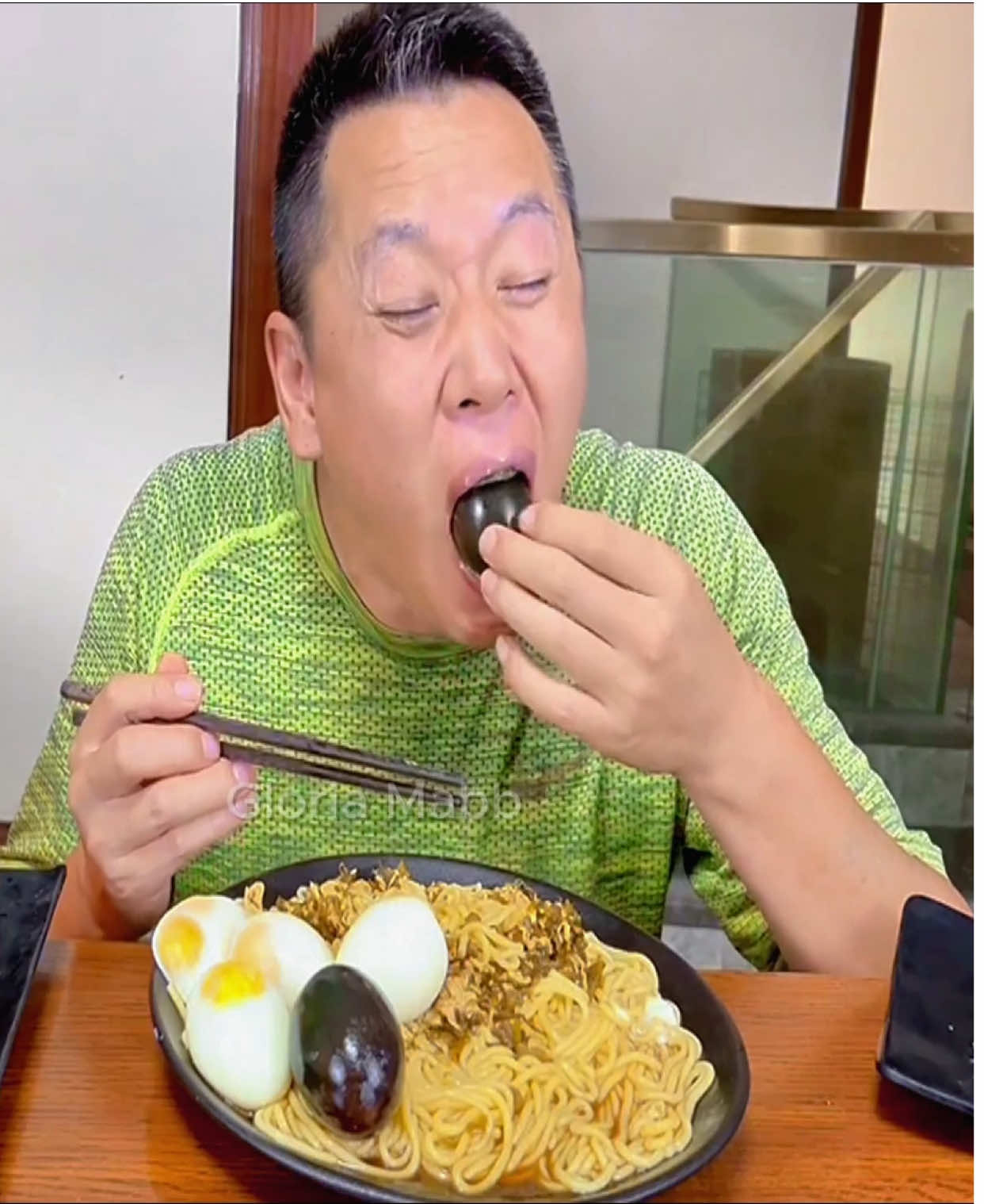 @Selfish man eating