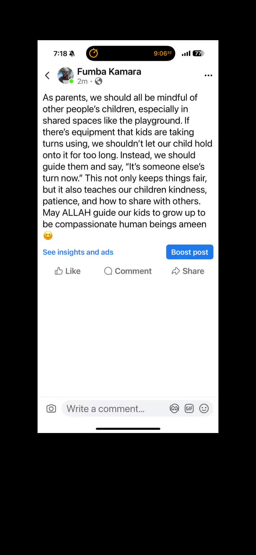 @Fumba&rsquo;s Islamic Reminder