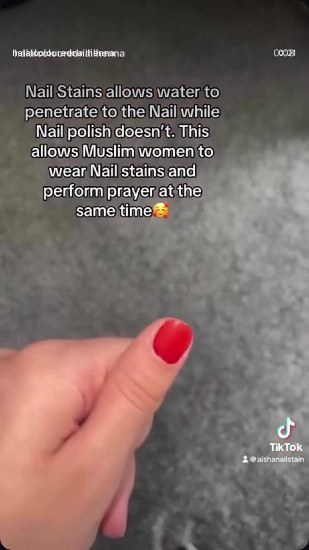 @Aisha Nail Stain