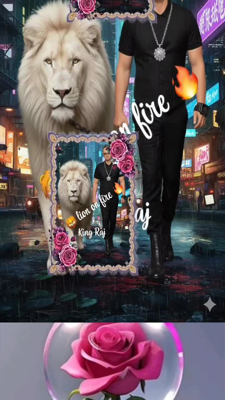 @✨️💥Lion💫On 💥Fire 🔥❤️&zwj;🔥