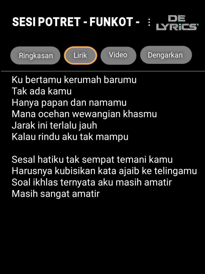 @DE LYRICS