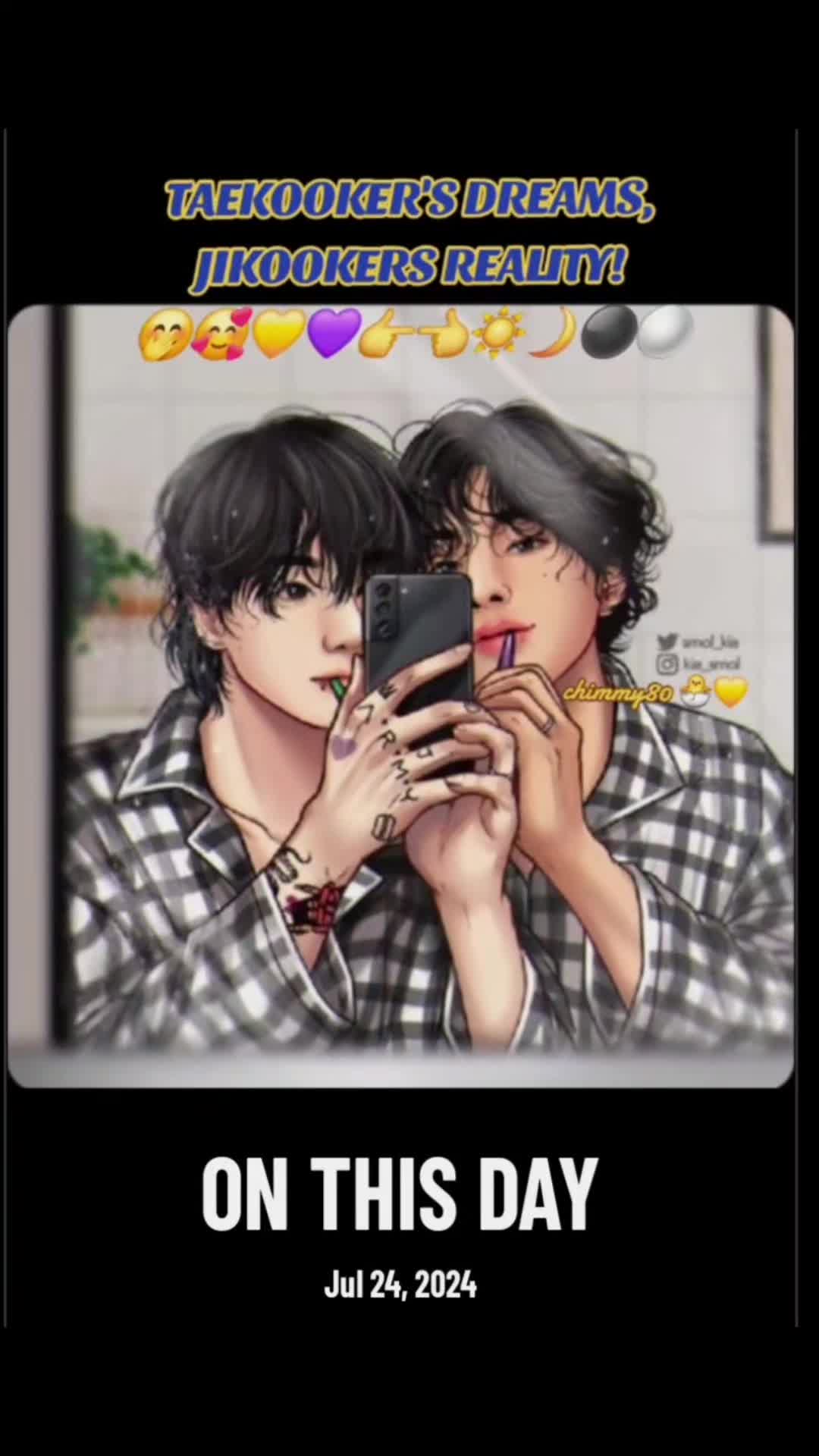 @&euro;h!mm&yen;80🐣💛👉👈💜🐰Jikook👬
