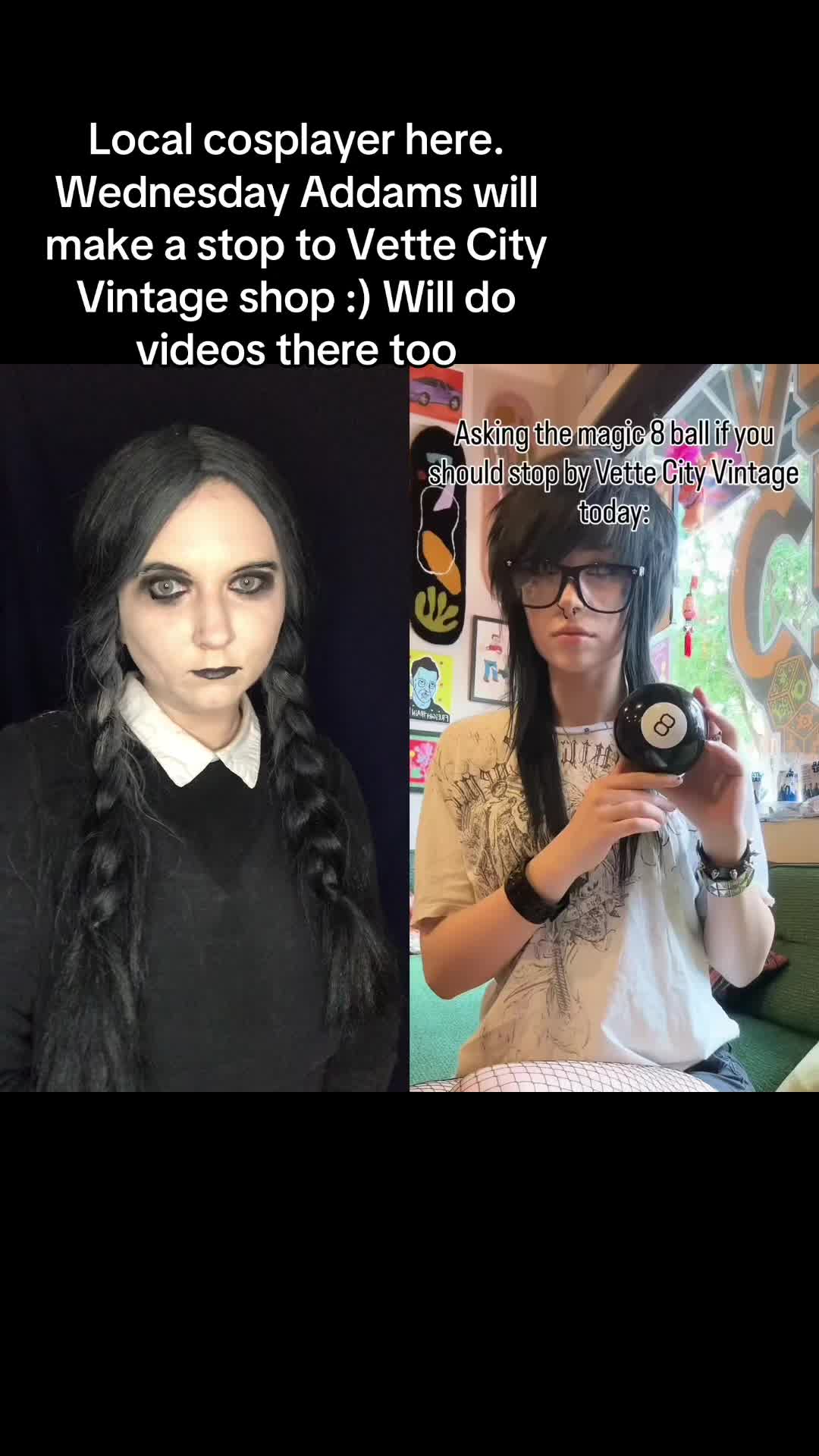 @Wednesday Addams Cosplayer🖤