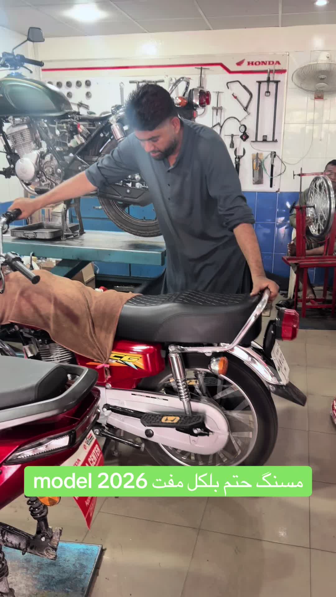 @Honda workshop officials