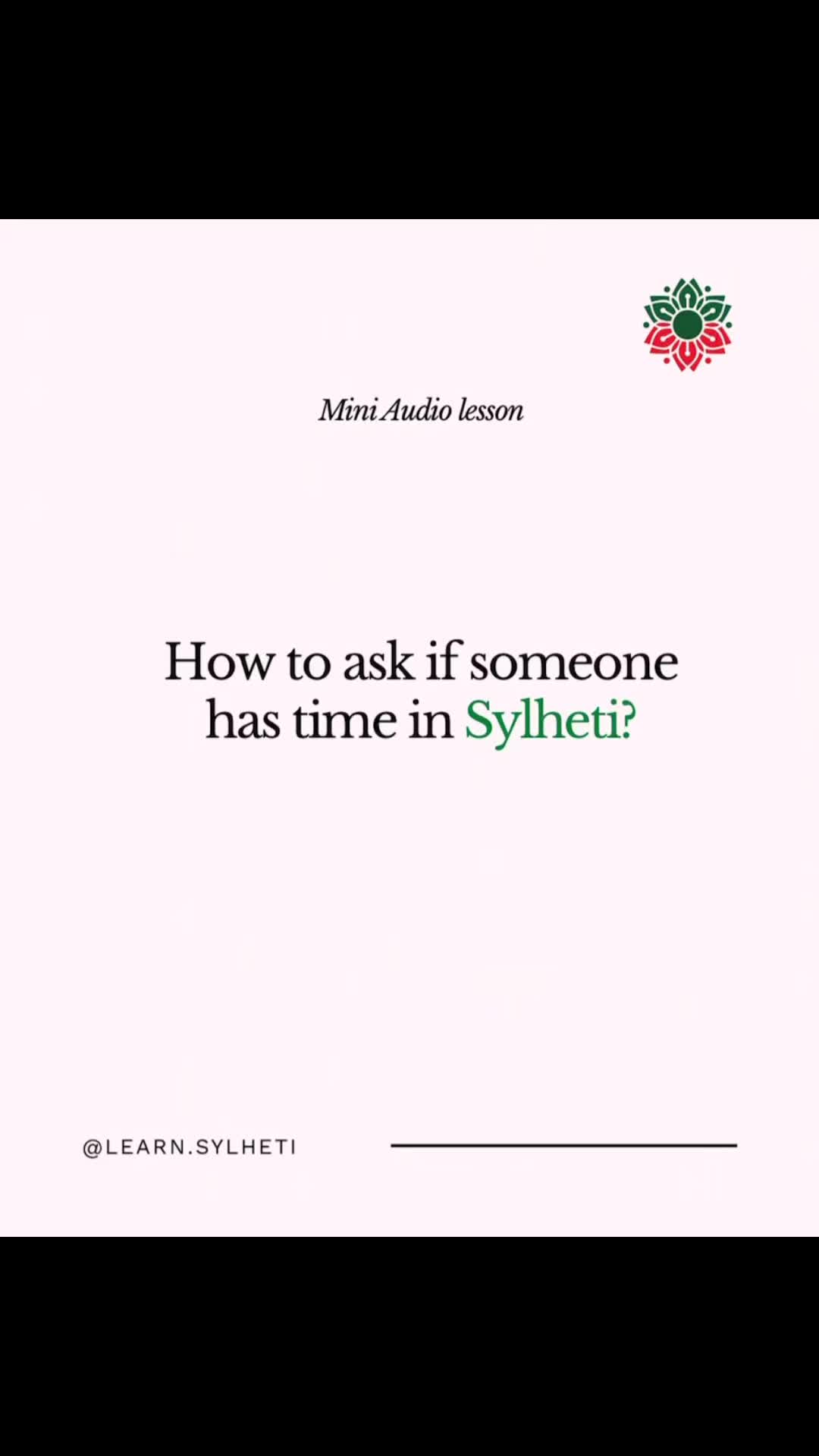 @Learn Sylheti