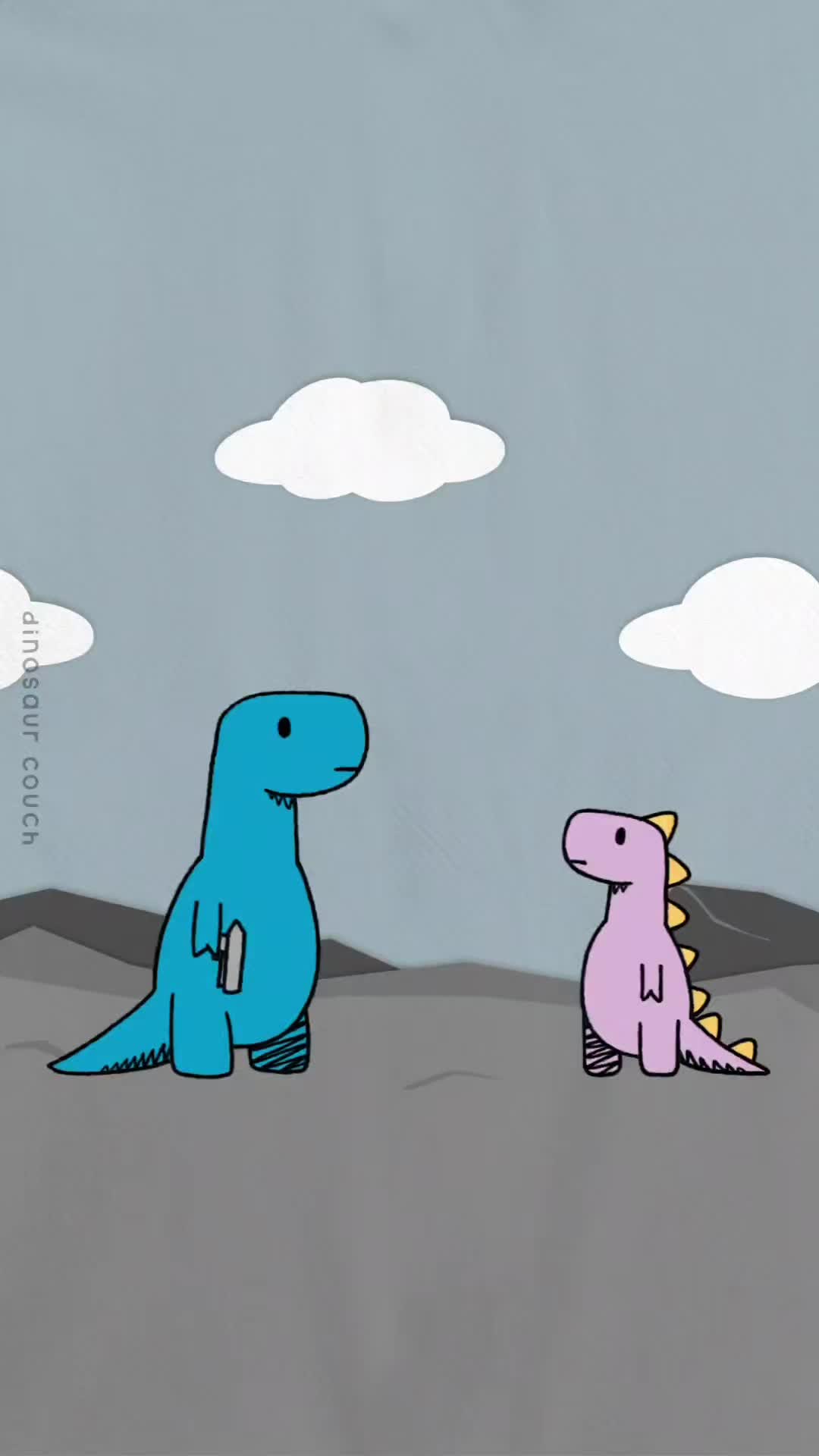 @dinosaur couch
