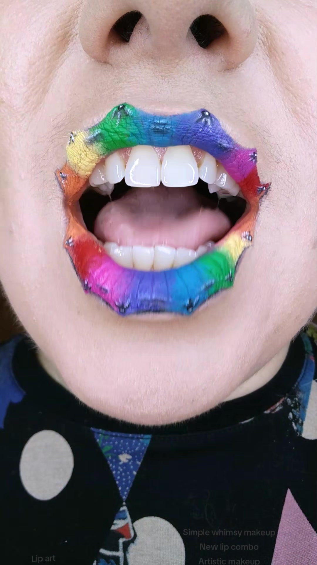 @TheMirrorBeauty lip art 💋🌈💄