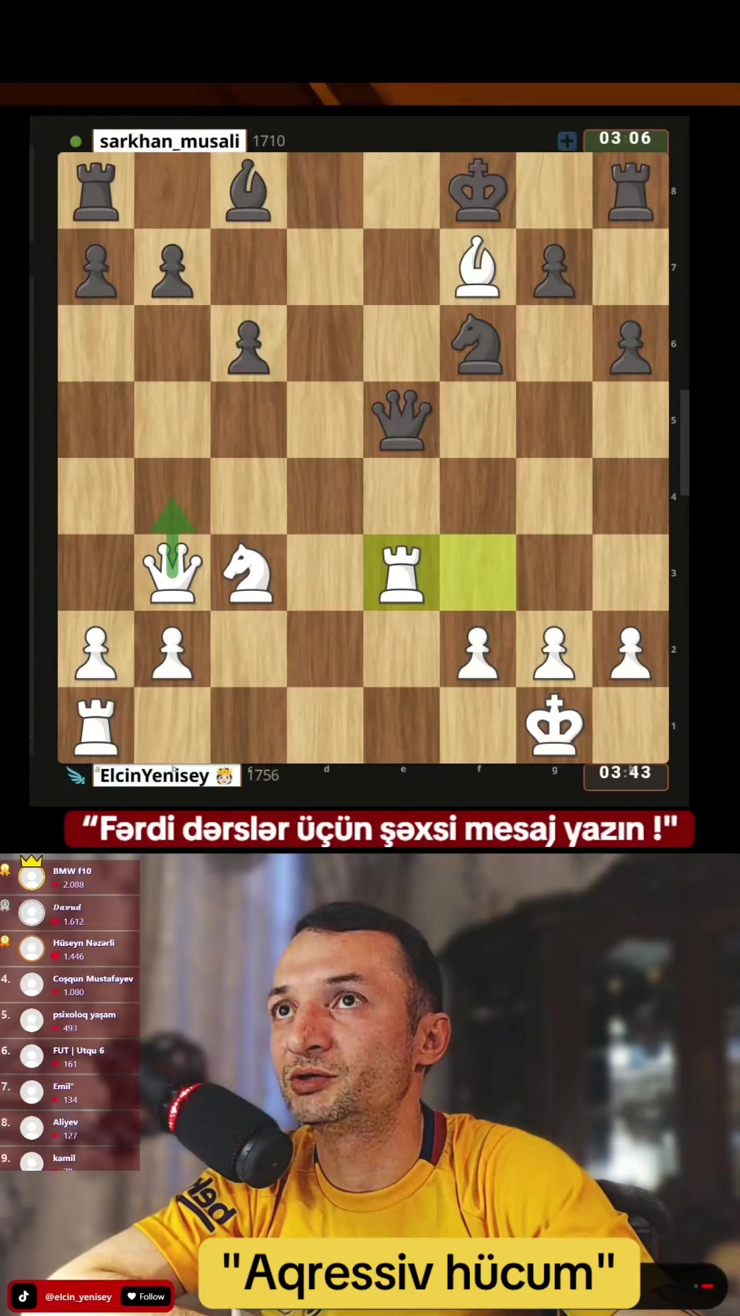 @𝐸𝓁𝒸𝒾𝓃 𝒴𝑒𝓃𝒾𝓈𝑒𝓎 ✅♟️