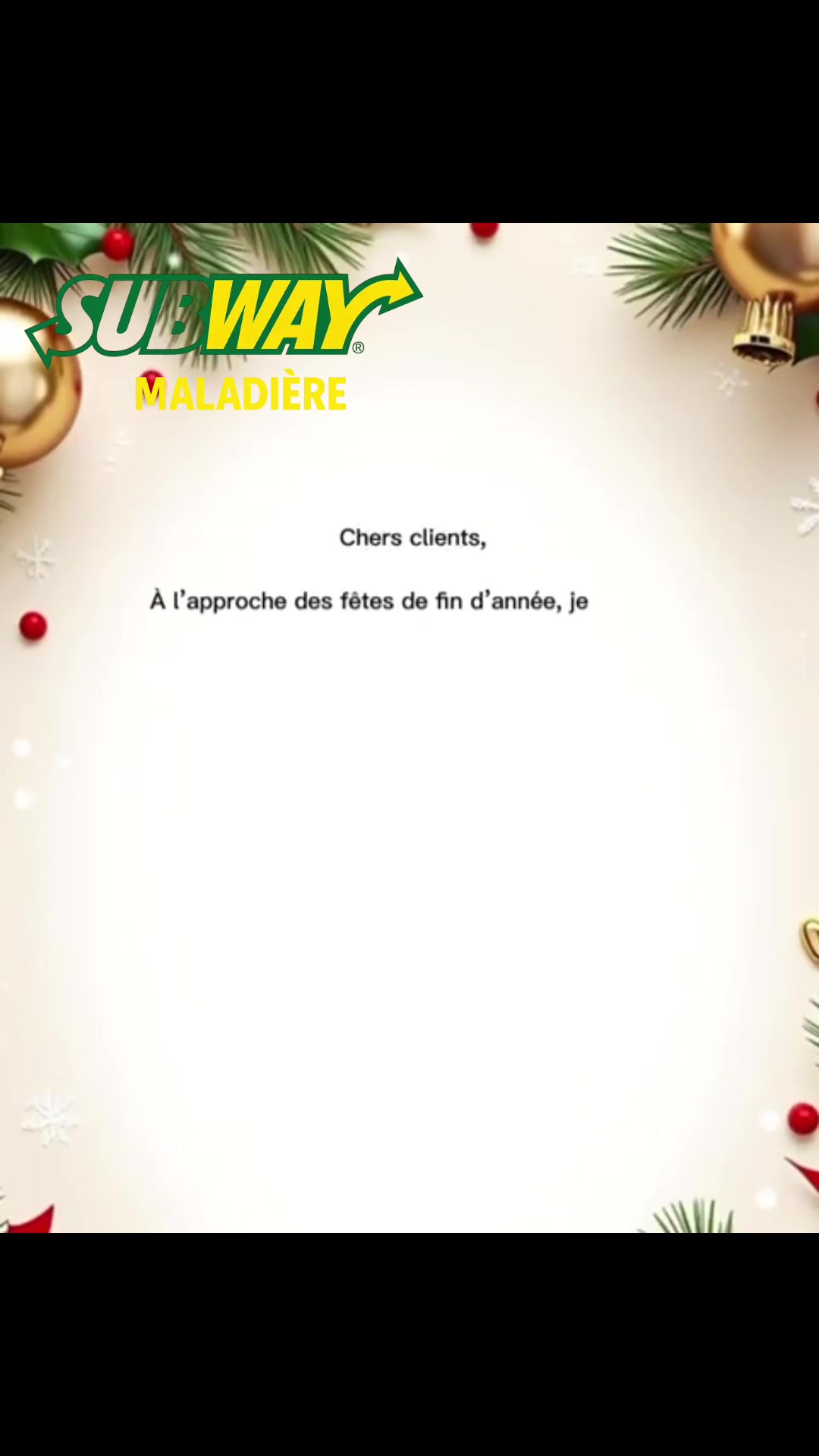 @Subway Maladière