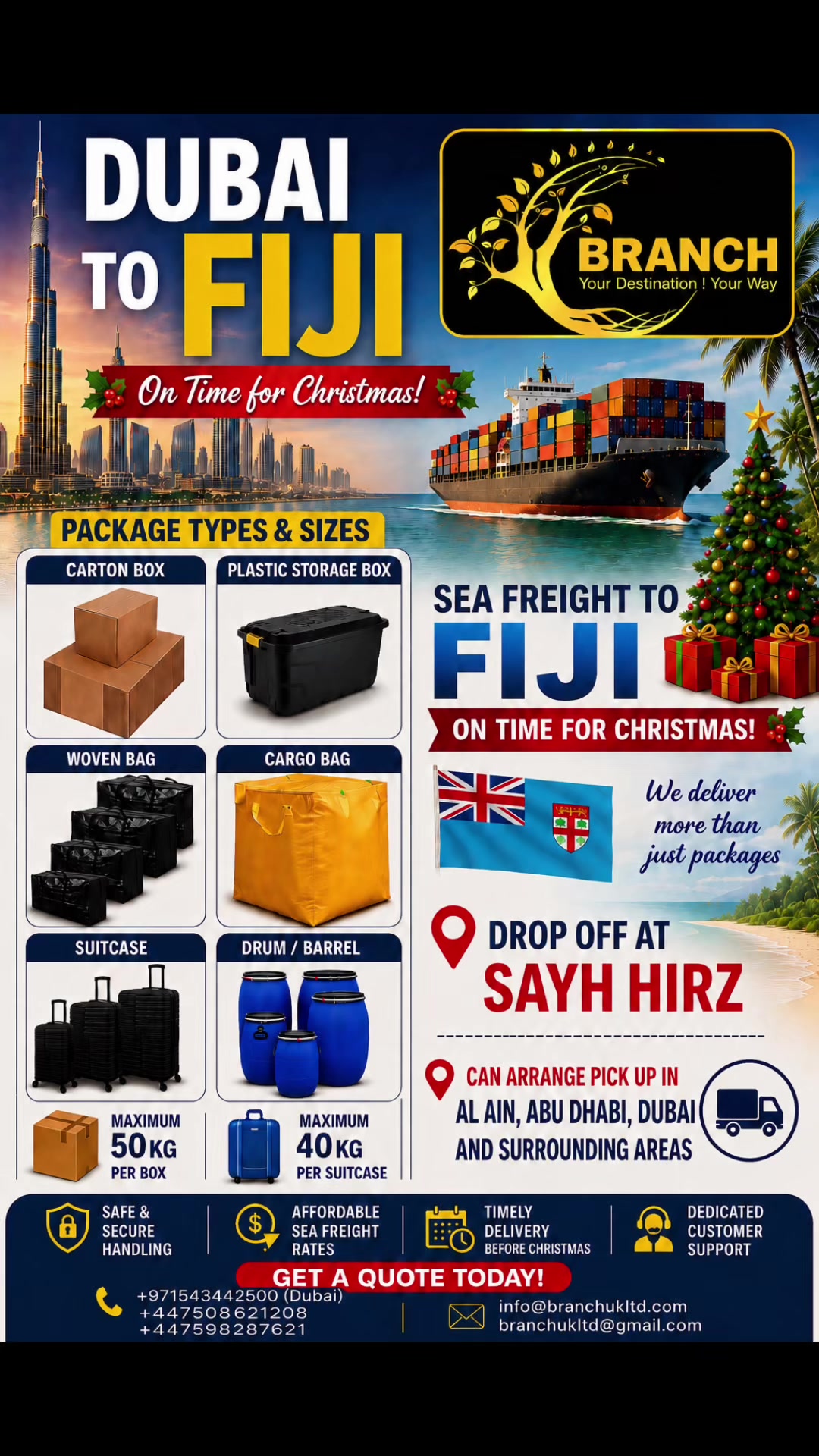 @BranchUK Air & Sea Freight