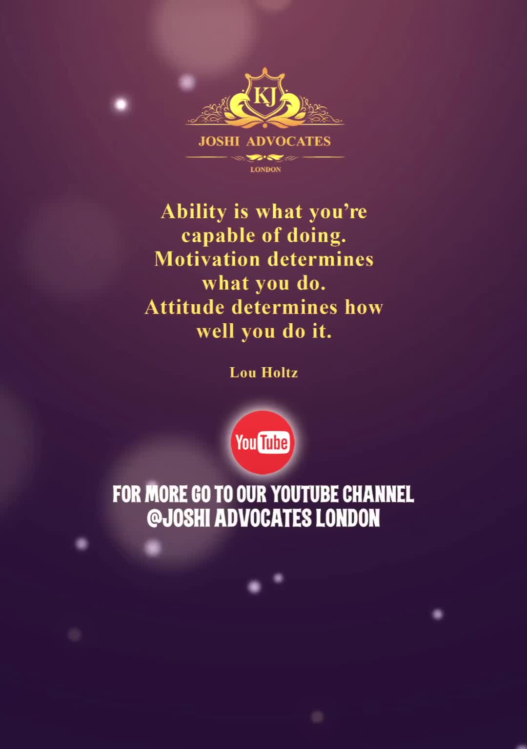 @Joshi Advocates London