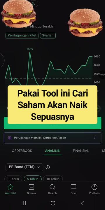 @Tool Saham di Bio Profil