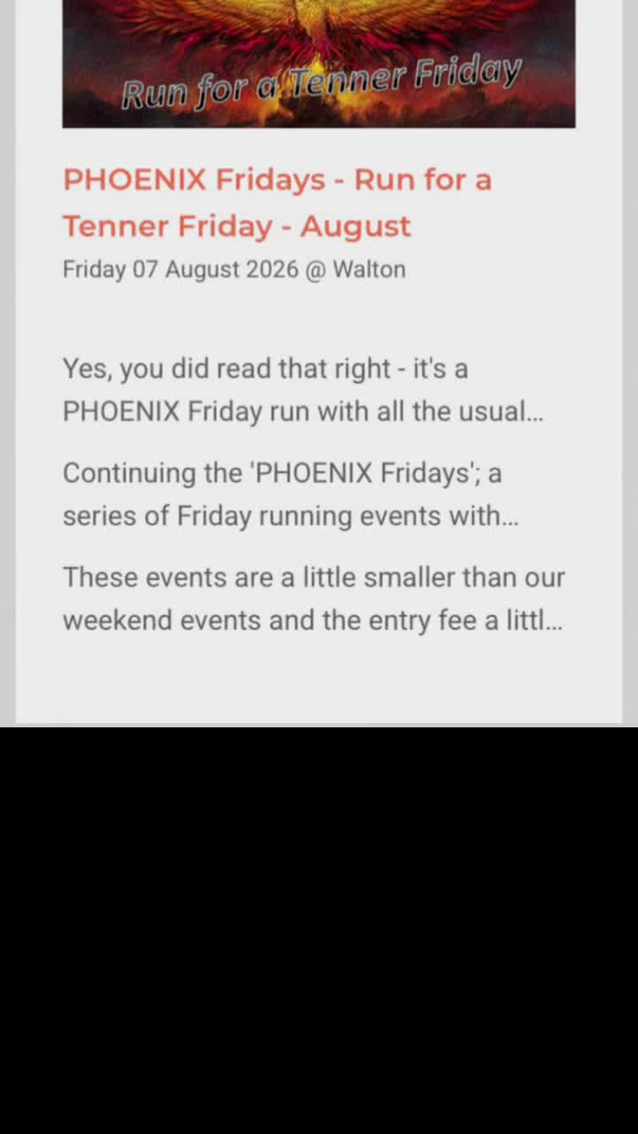 @Phoenix Running UK
