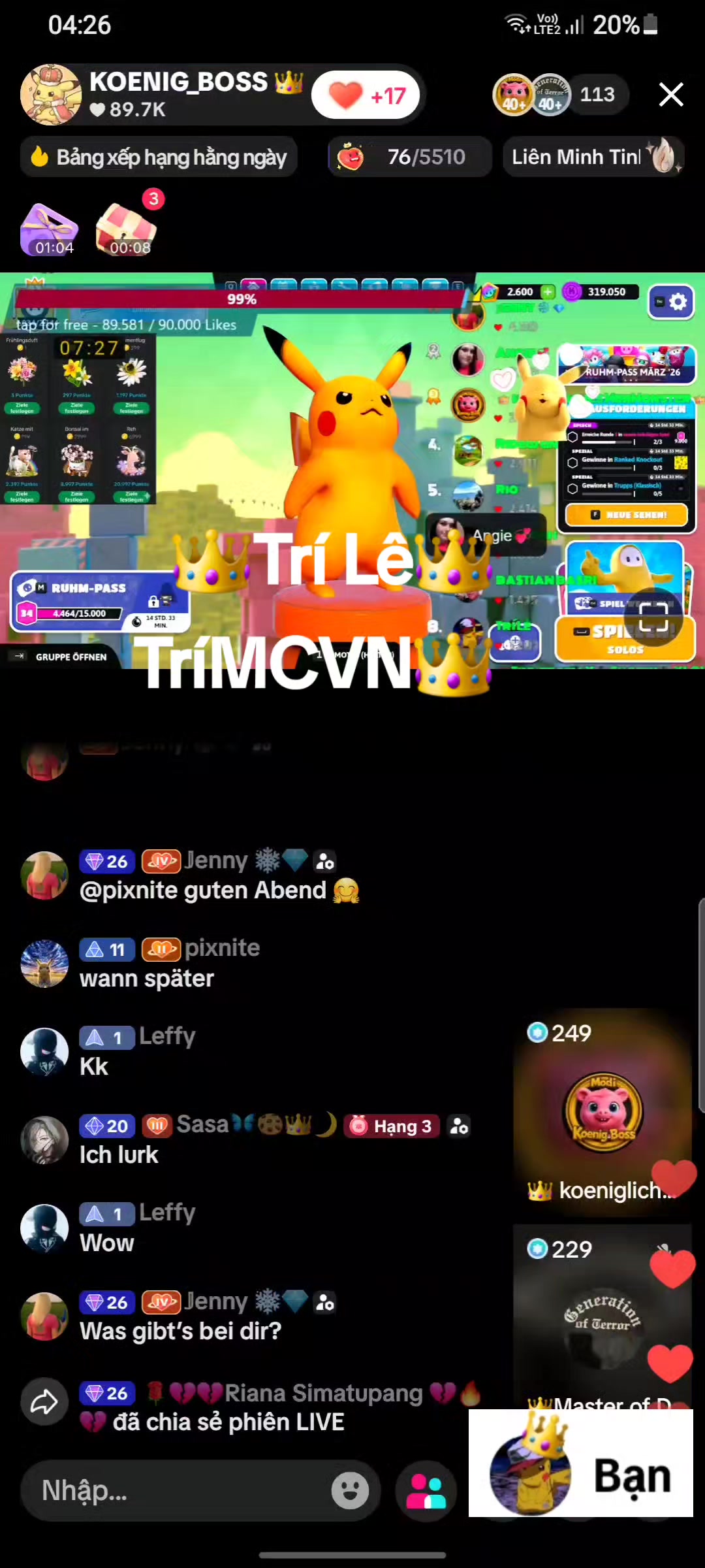 @Tr&iacute; L&ecirc;