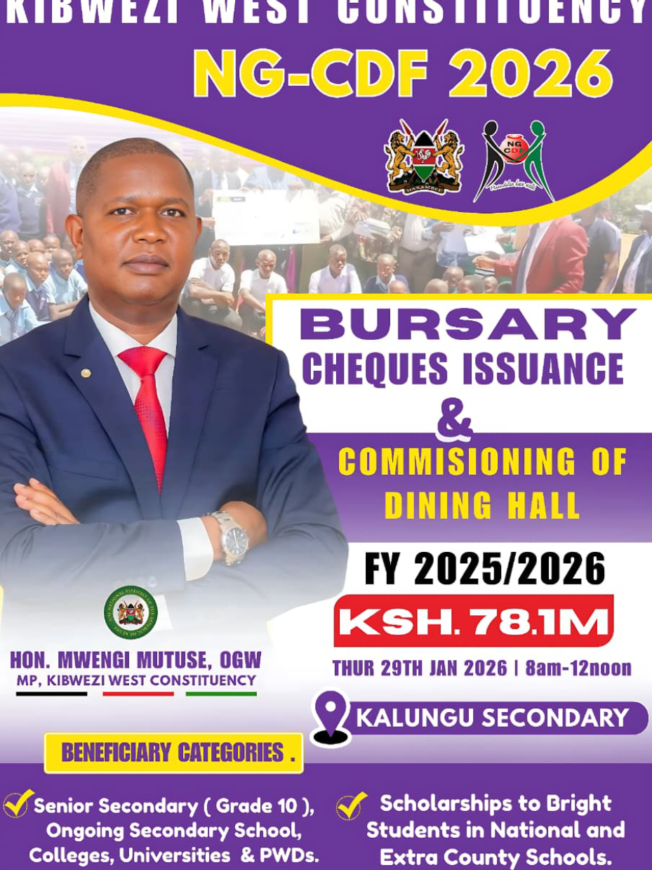 @Hon Mwengi Mutuse press